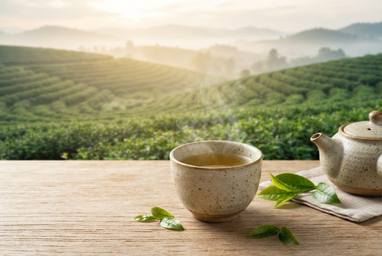 historia do cha verde camellia senensis