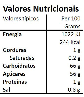 Maça Desidratada, saco 50g