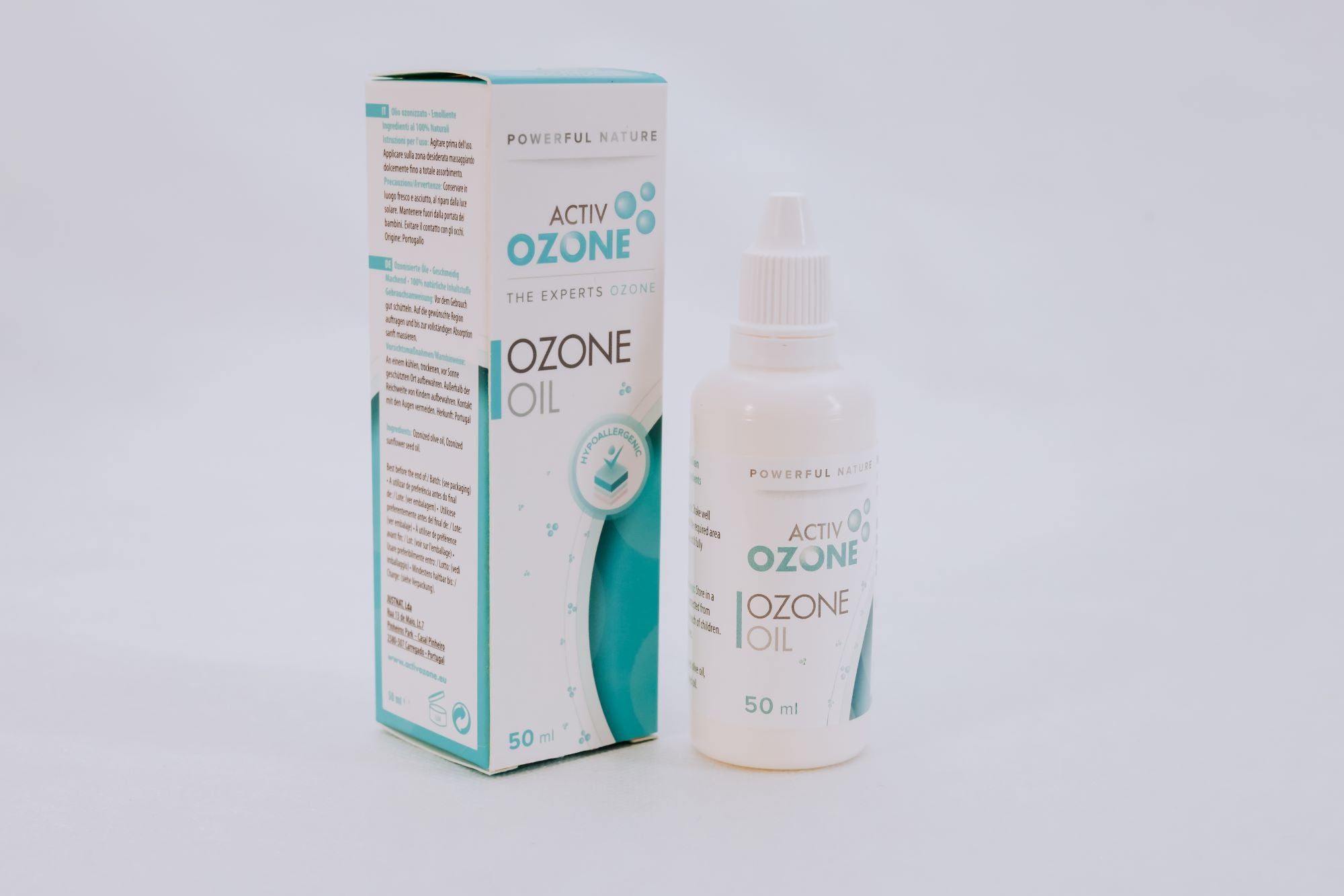 ozonated oil for skin use