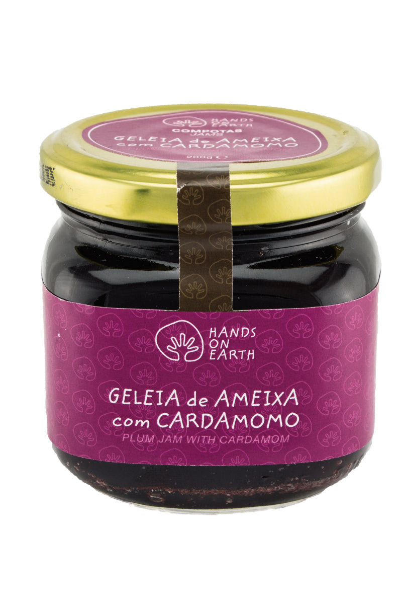 compota geleia de cardammomo frasco 200g hands on earth