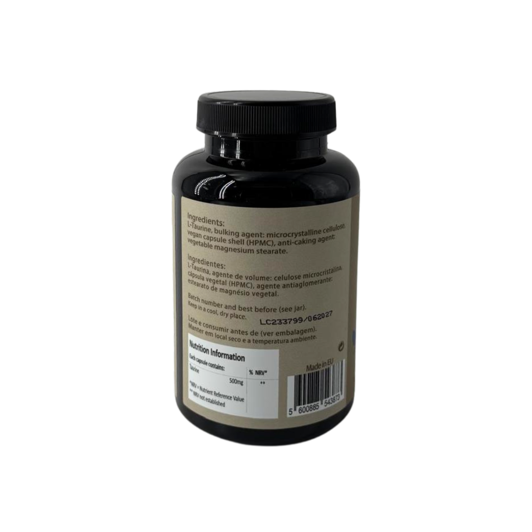 Taurina 500 mg | 120 Cápsulas