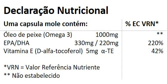 Food supplement omega 3 EPA/DHA