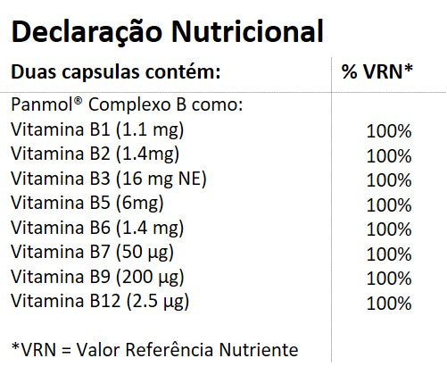 Vitamin B Complex Food Supplement - 60 capsules
