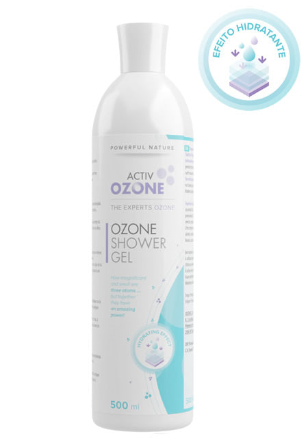 Gel de Banho Ozonado ActivOzone 500ml com óleos vegetais ozonizados