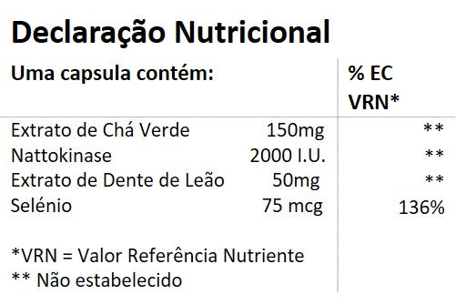 Suplemento Alimentar Nattokinase 2000 F.U. (100mg)- 120 cápsulas