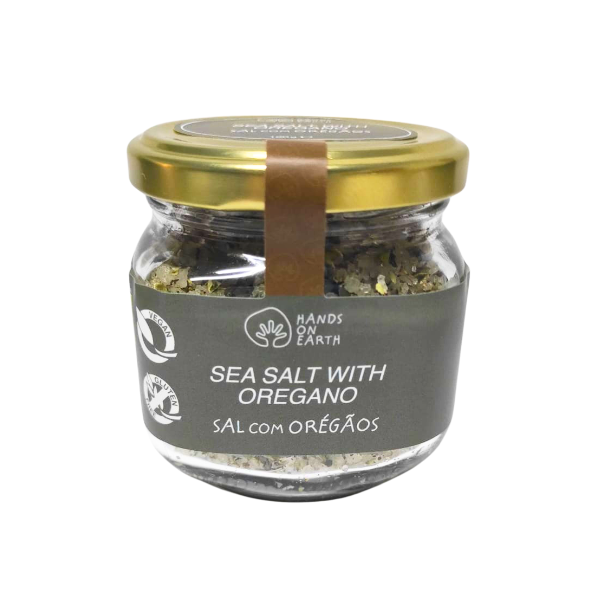 Flavored sea salt with oregano 120g –  natural and gourmet condiment