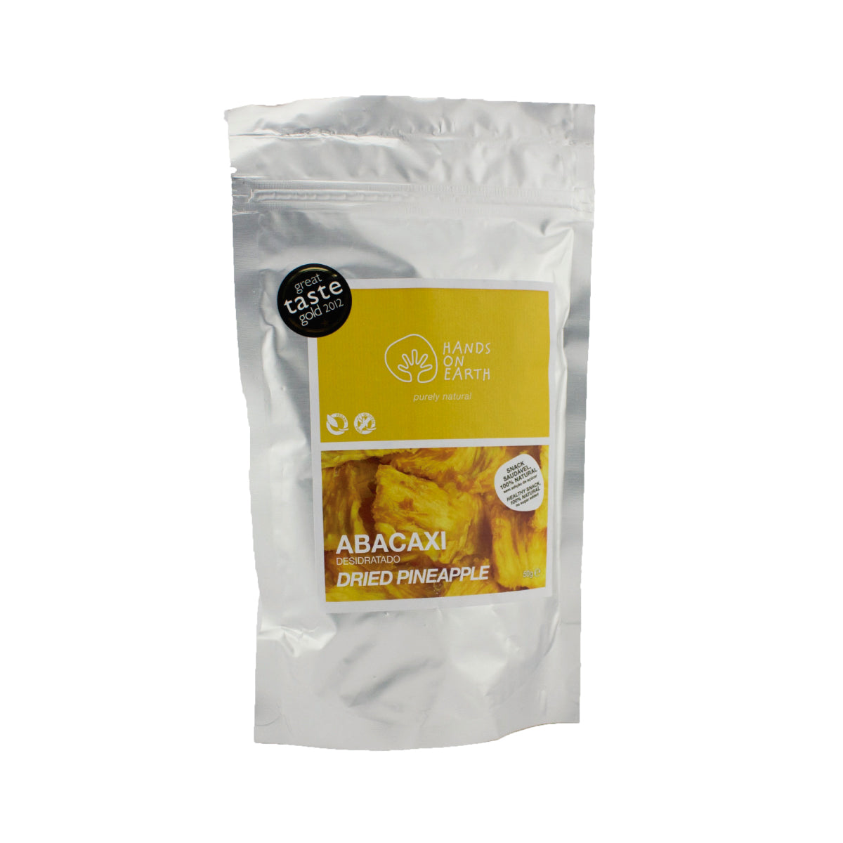Saco de Abacaxi Desidratado 50g – snack saudável, natural e sem açúcar