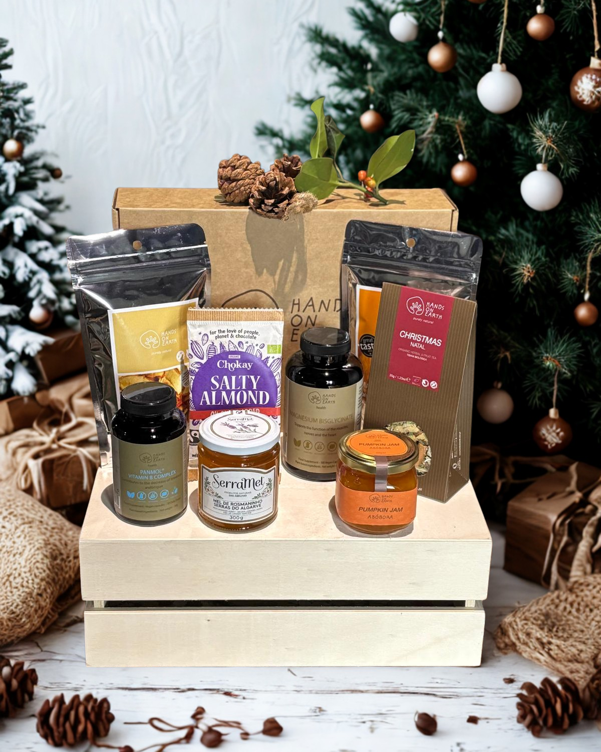 Cabazes de Natal Hands on Earth – presentes artesanais e ecológicos para o Natal