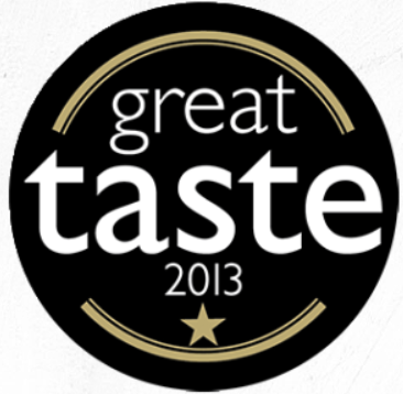 Logótipo do Great Taste Award 1 Star atribuído aos produtos Hands on Earth