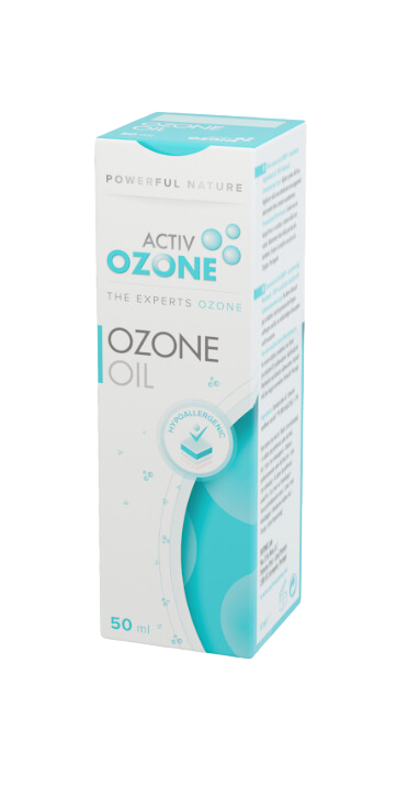 Óleo Ozonizado ActivOzone 50ml para regeneração e proteção da pele