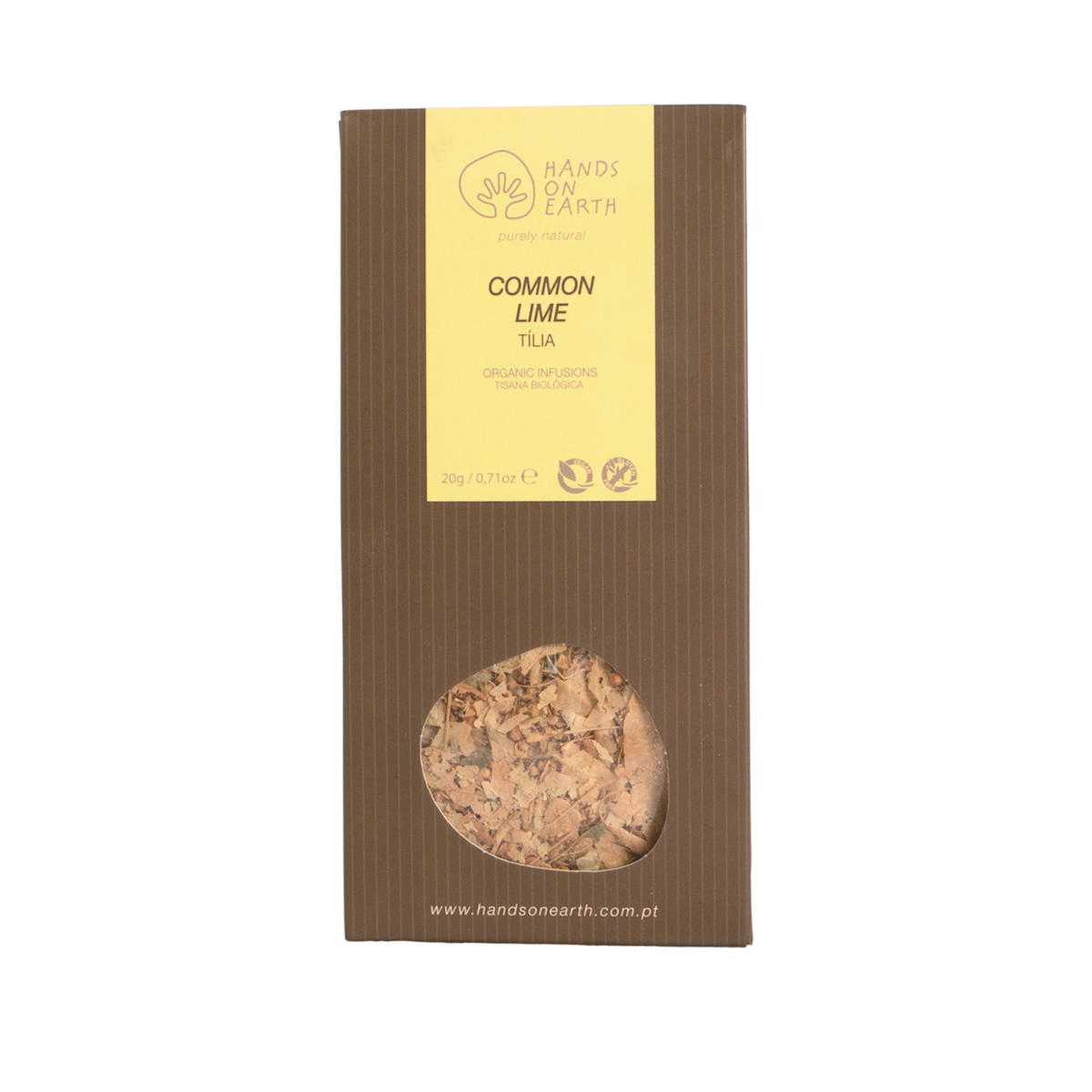 Organic Linden Herbal Tea – 24 caffeine-free cups, 25g box, sweet and aromatic infusion, botanical name Tilia cordata