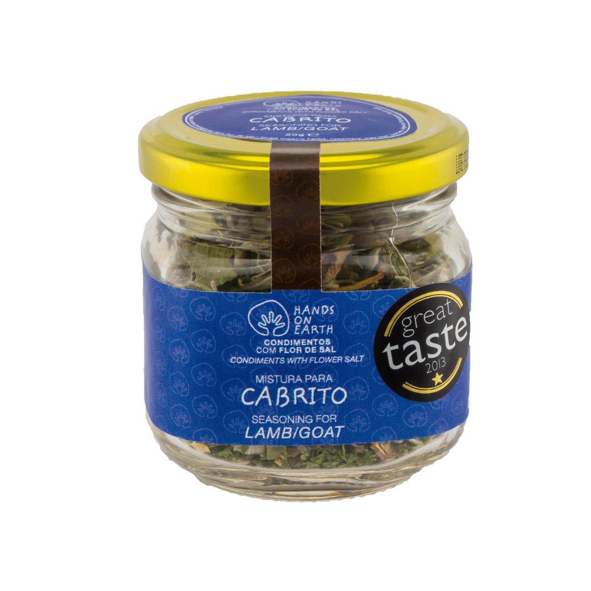 organic seasoning for lamb with fleur de sel, award winner product from hands on earth