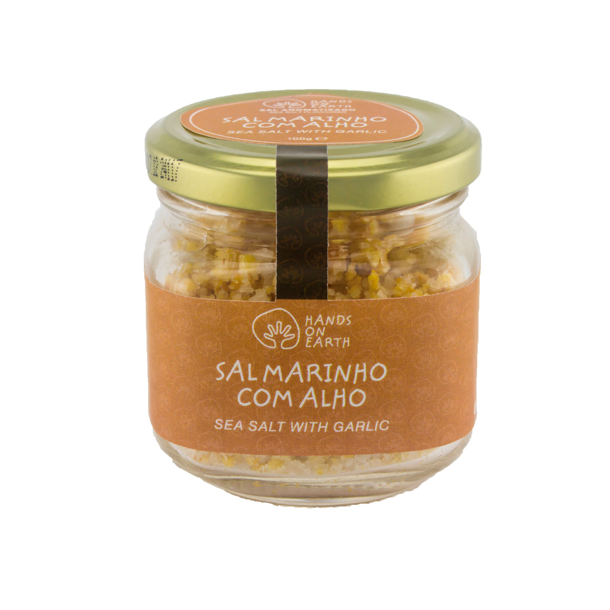 Sal Marinho com Alho Orgânico Seco 120g – tempero gourmet natural e saudável para todos os pratos
